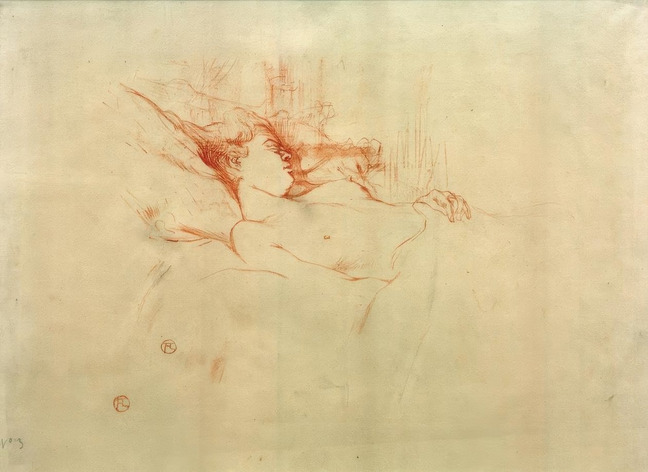Søvnen av Henri de Toulouse Lautrec
