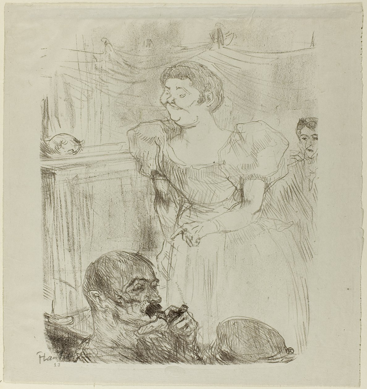 Di ti Fellow, engelsk sanger i en kafé-konsert av Henri de Toulouse Lautrec