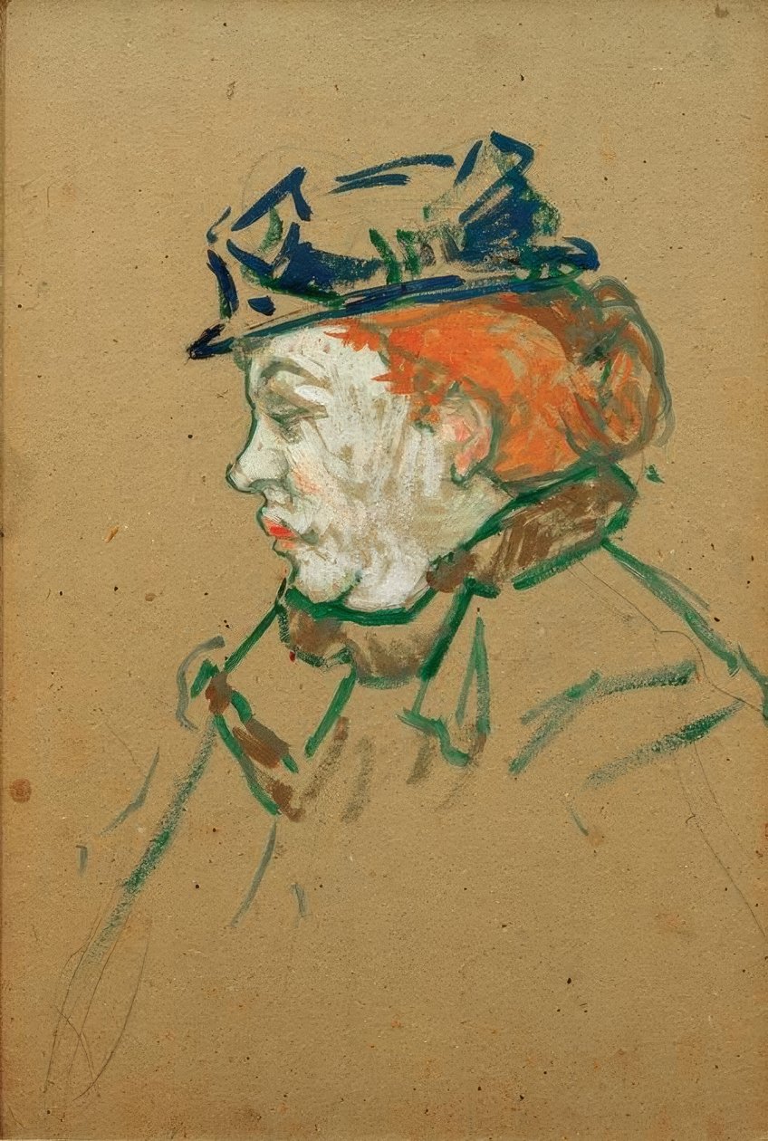 Danseren Gabrielle av Henri de Toulouse Lautrec