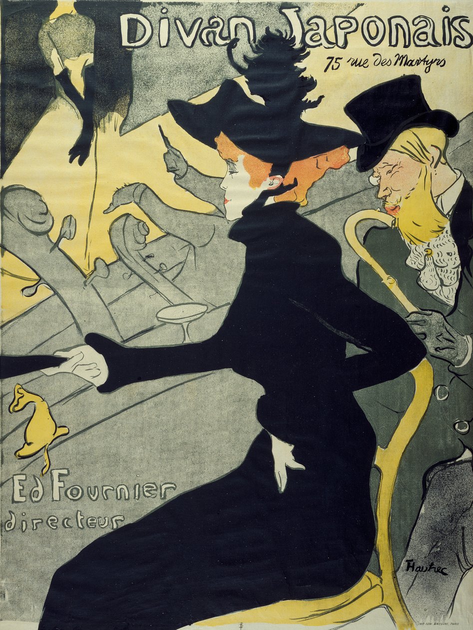 Japansk sofa av Henri de Toulouse Lautrec