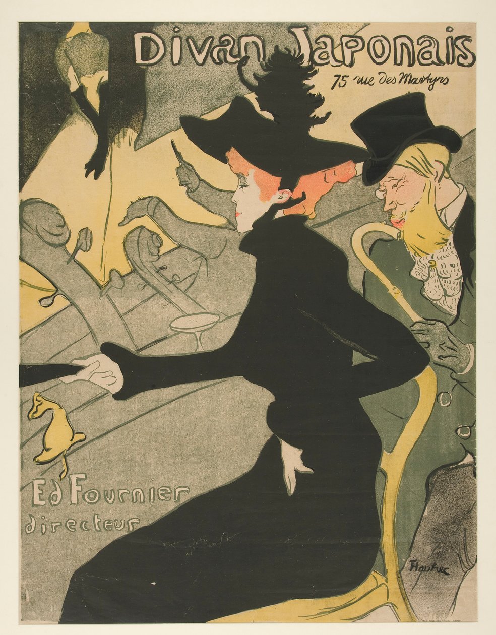 Japansk sofa av Henri de Toulouse Lautrec