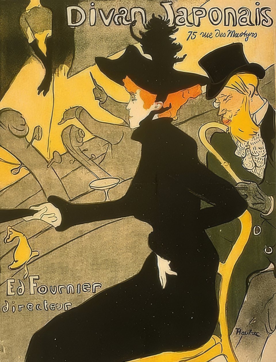 Japansk sofa. 1892-94 av Henri de Toulouse-Lautrec