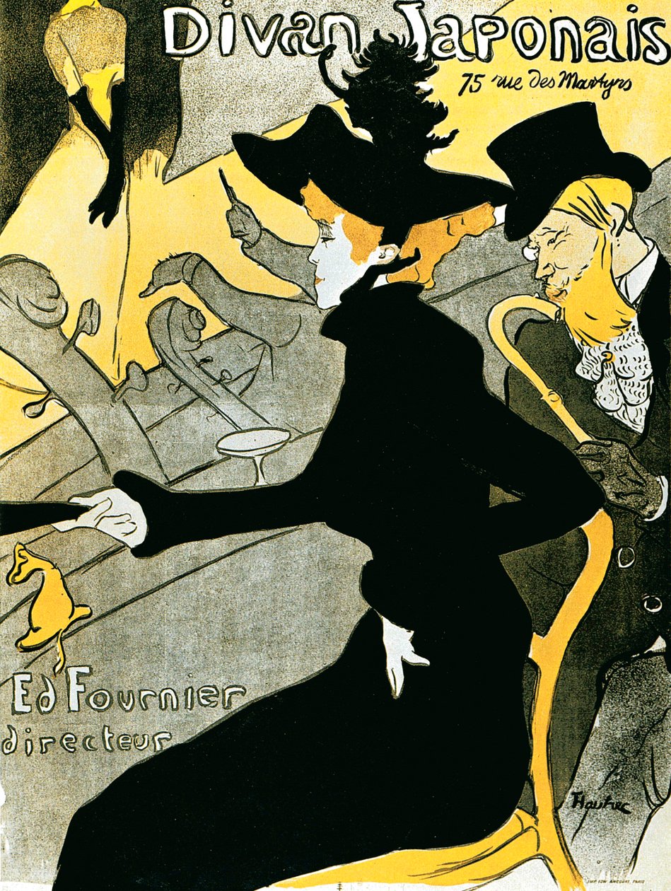 Japansk sofaplakat, 1892. av Henri de Toulouse Lautrec