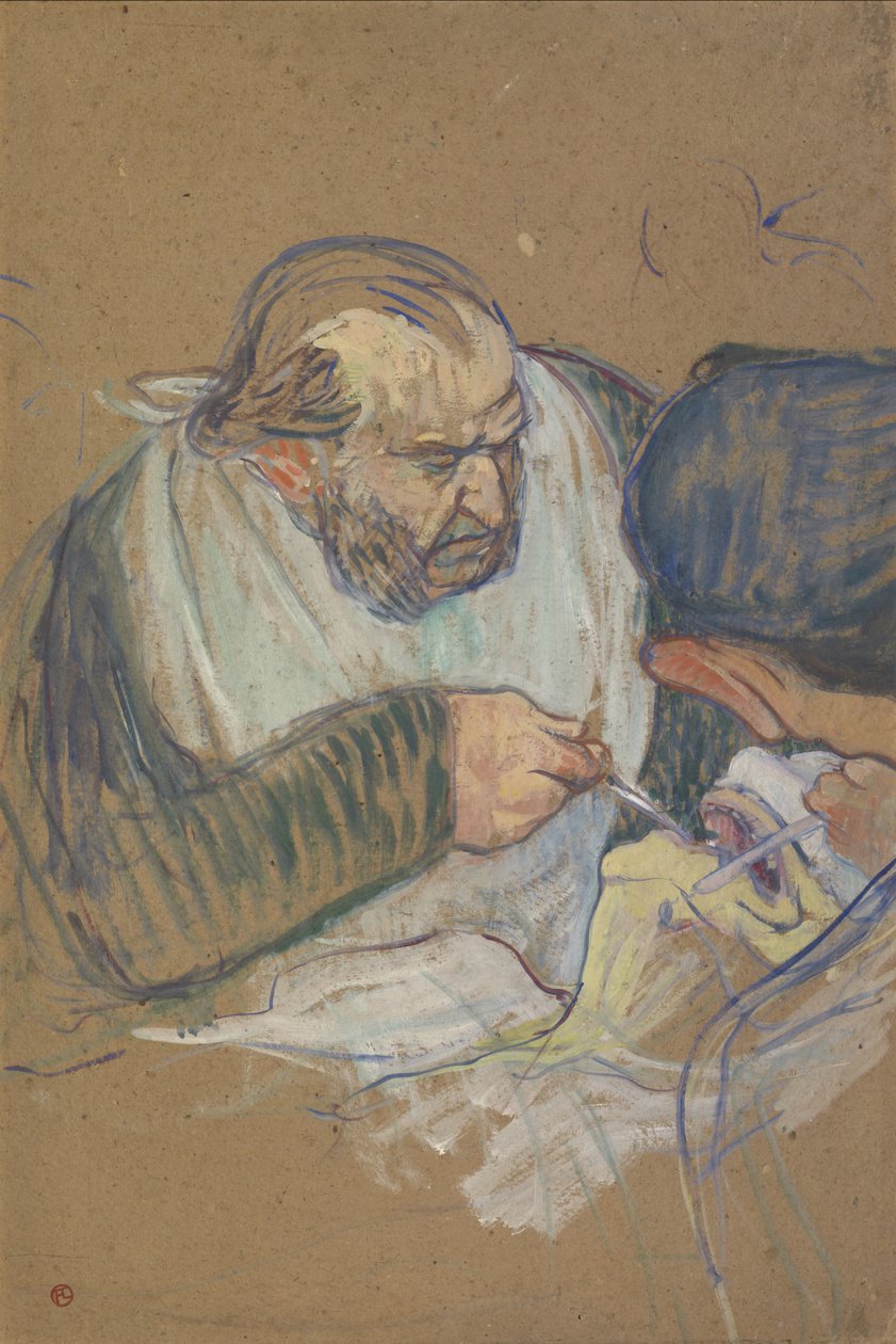Dr. Péan Operating, 1891-92 av Henri de Toulouse Lautrec