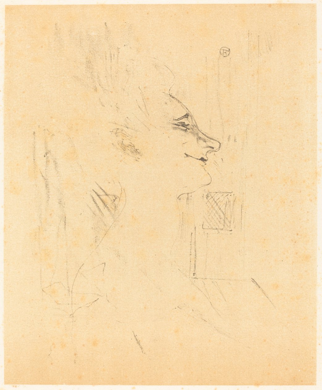 Drunkard (Soularde) av Henri de Toulouse Lautrec