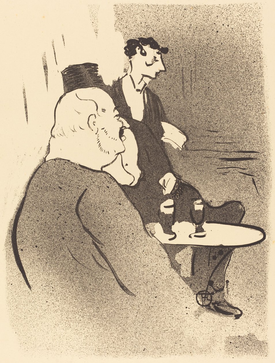 Ducarre hos ambassadørene av Henri de Toulouse Lautrec