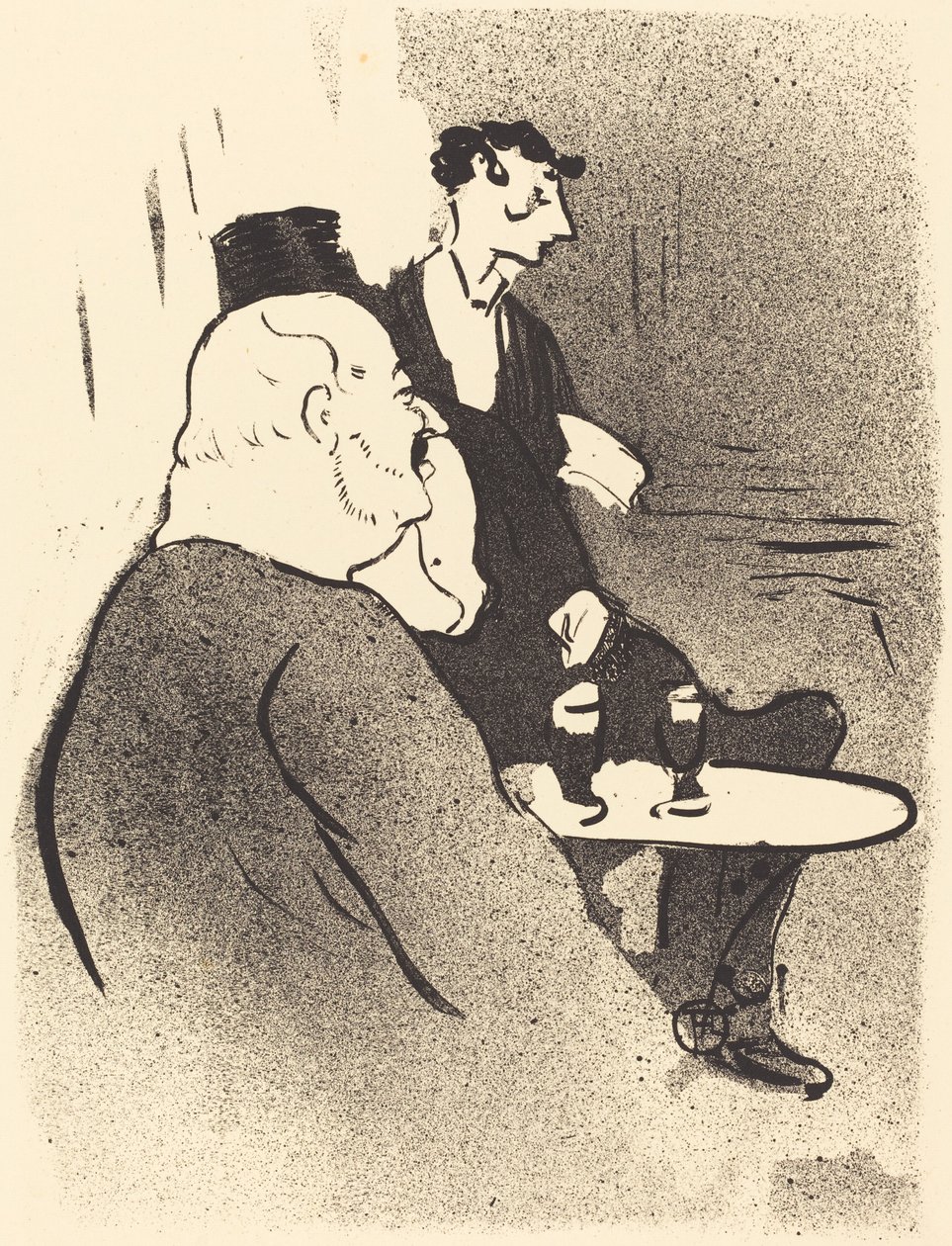 Ducarre hos ambassadørene av Henri de Toulouse Lautrec