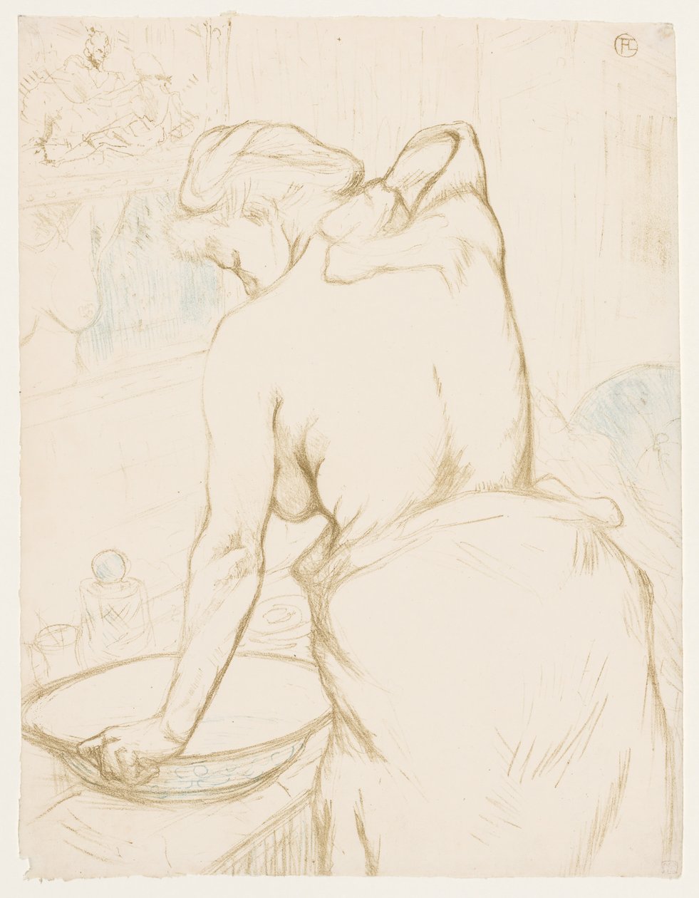 Elles: Toalettet, 1896. av Henri de Toulouse Lautrec