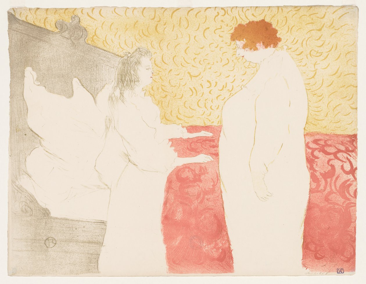 Elles: Kvinne i senga av Henri de Toulouse Lautrec