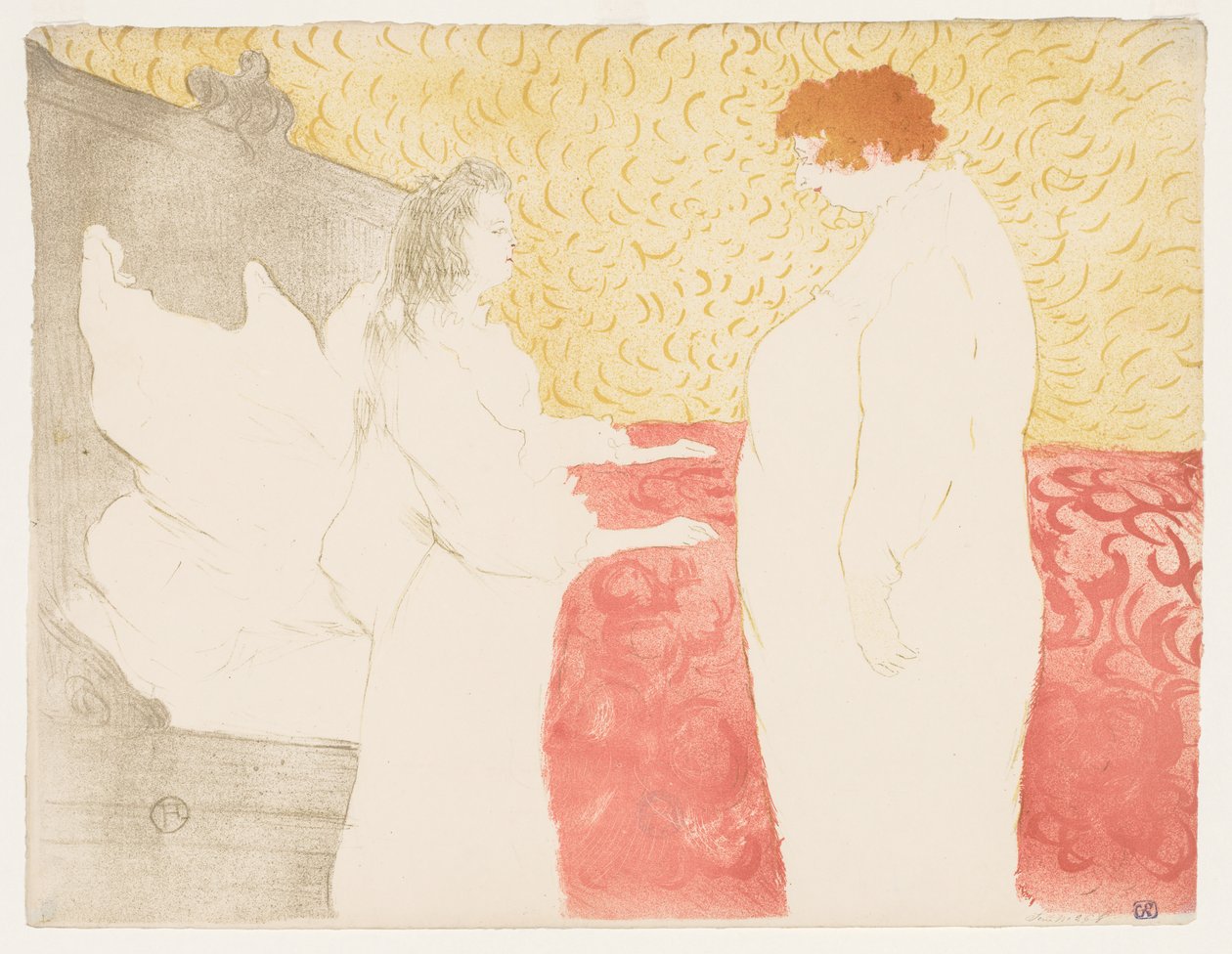 Elles: Kvinne i seng, 1896. av Henri de Toulouse Lautrec