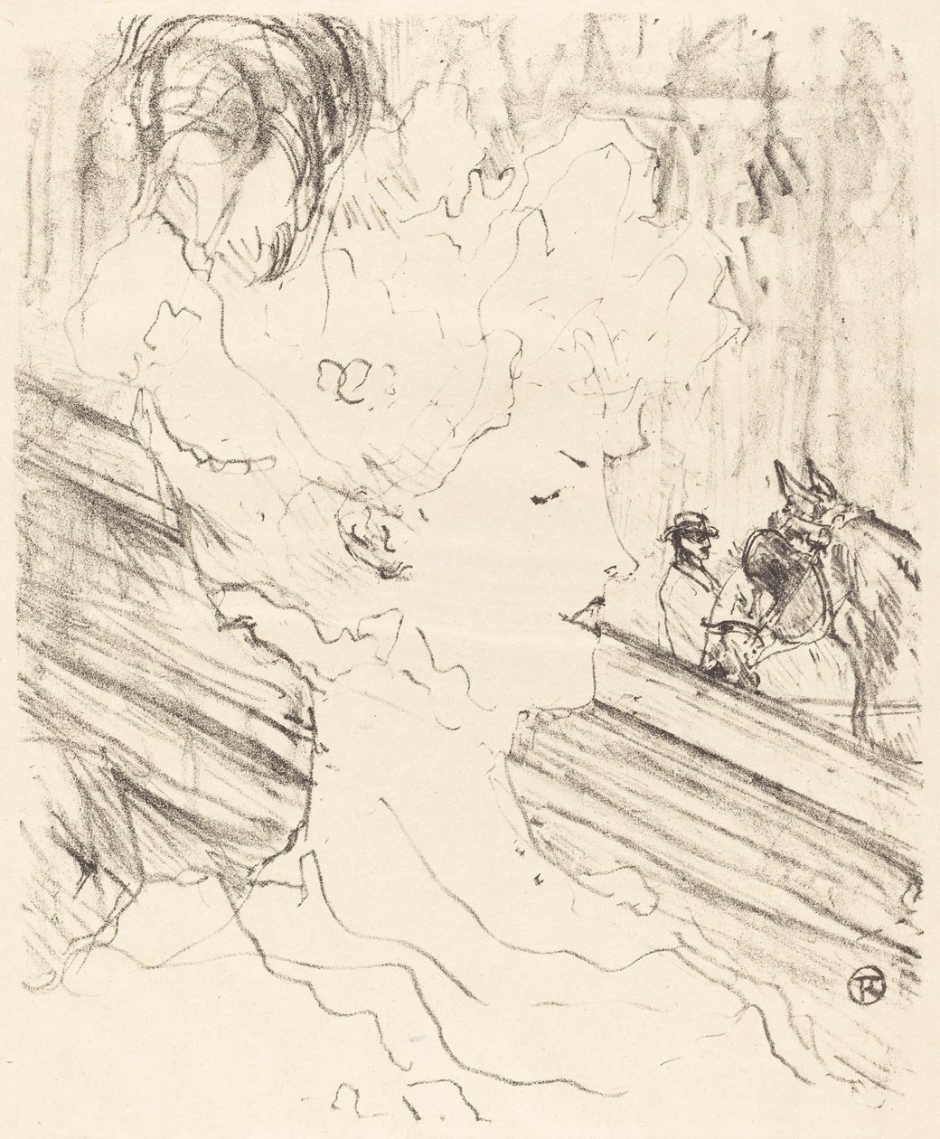Emilienne d'Alencon av Henri de Toulouse Lautrec