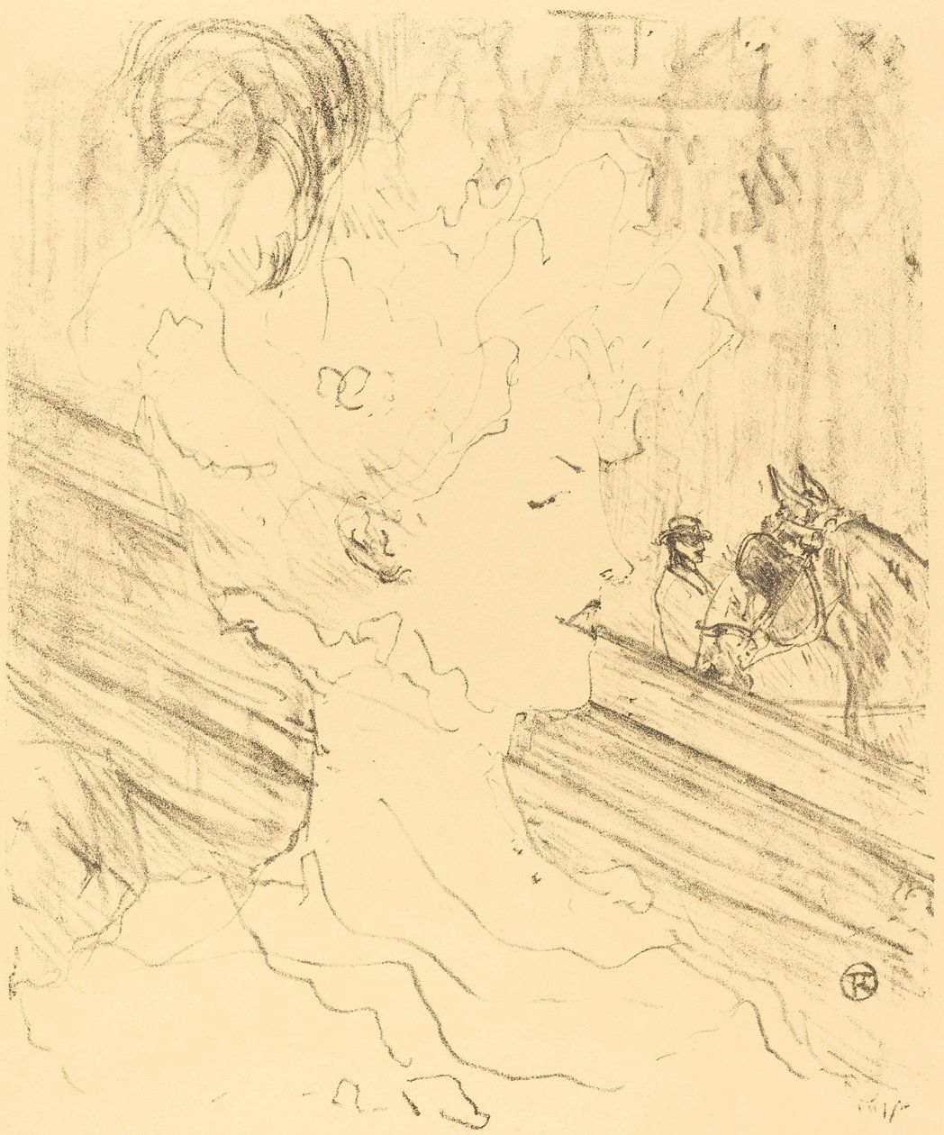Emilienne d'Alencon av Henri de Toulouse Lautrec
