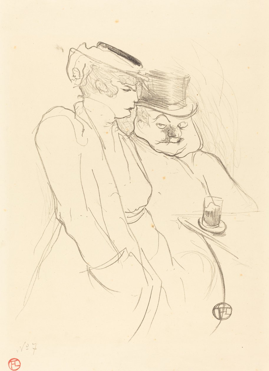 I førti, 1893. av Henri de Toulouse Lautrec