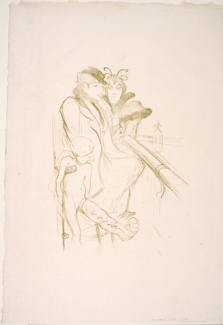 eros vanne av Henri de Toulouse Lautrec