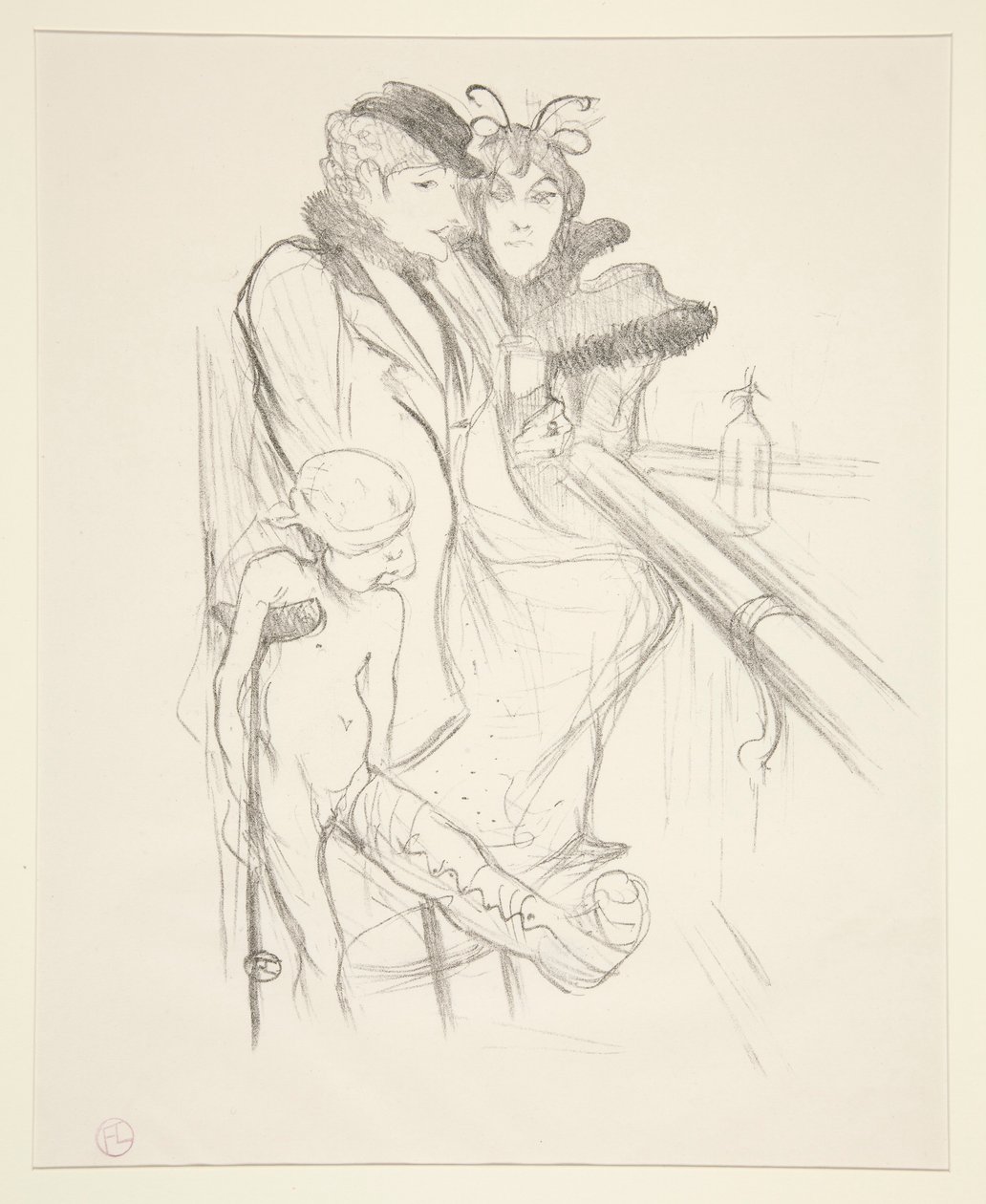 Eros vanne (Eros Vanquished) av Henri de Toulouse Lautrec