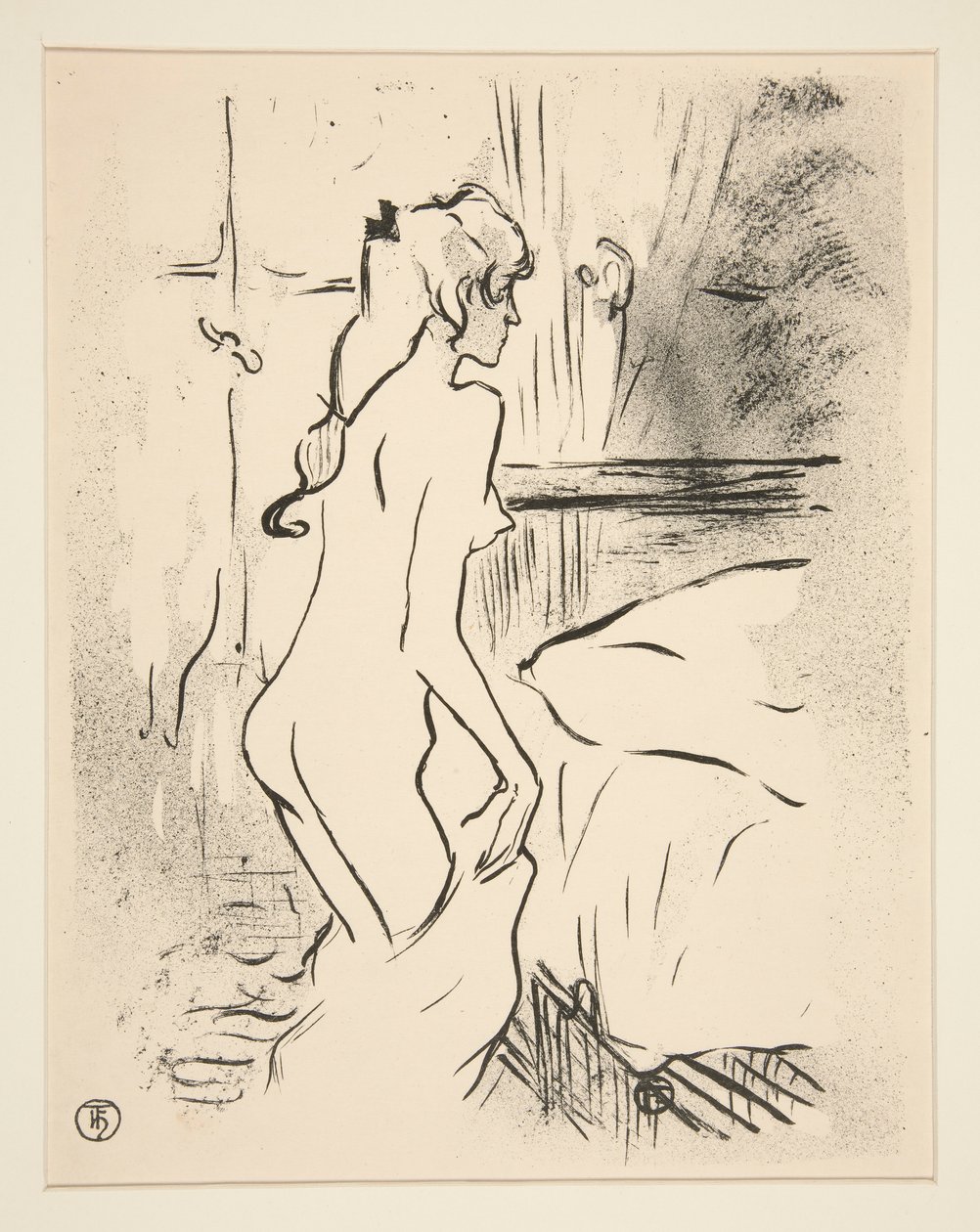 Etude de femme (studie av en kvinne) av Henri de Toulouse Lautrec