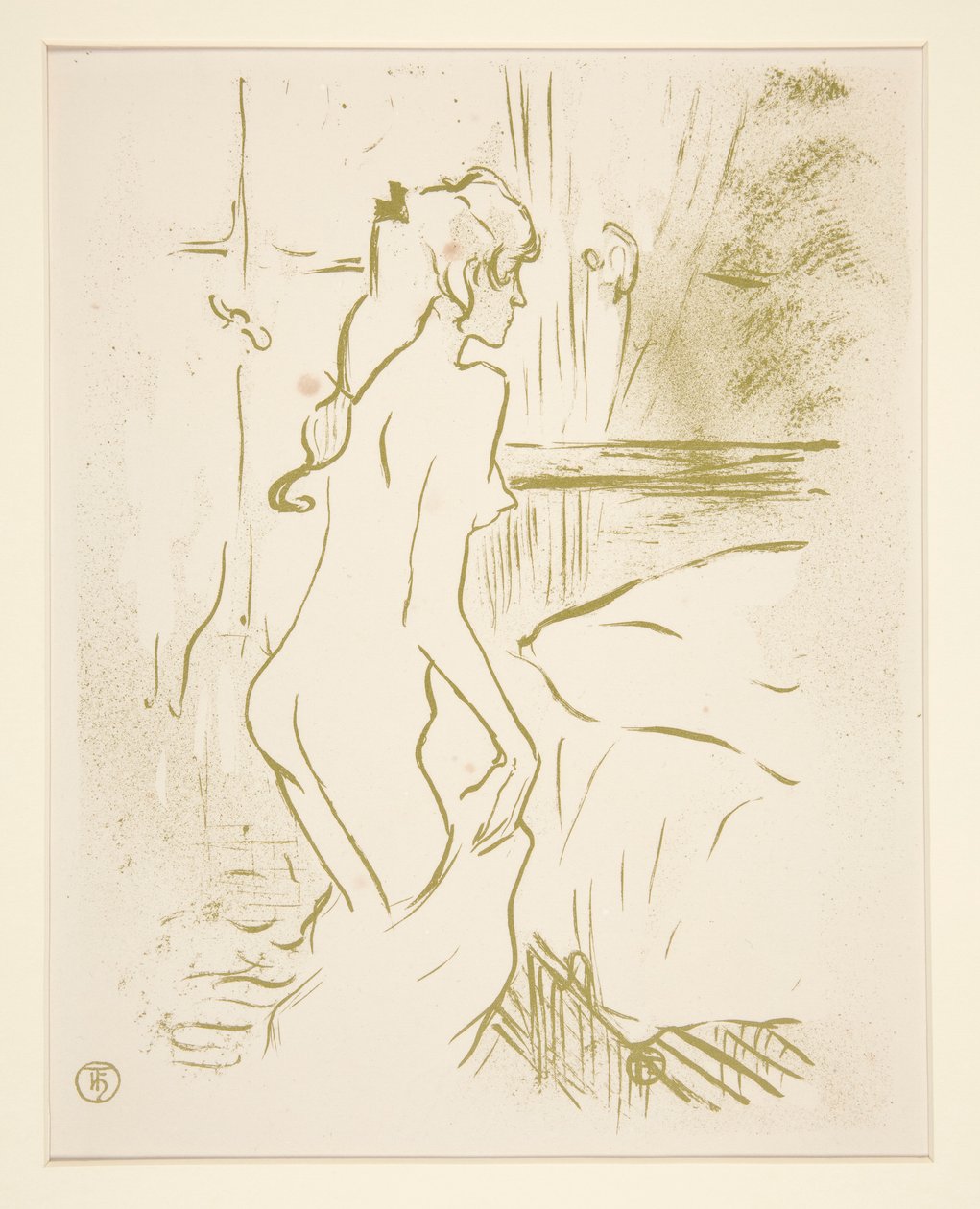 Etude de femme (studie av en kvinne) av Henri de Toulouse Lautrec