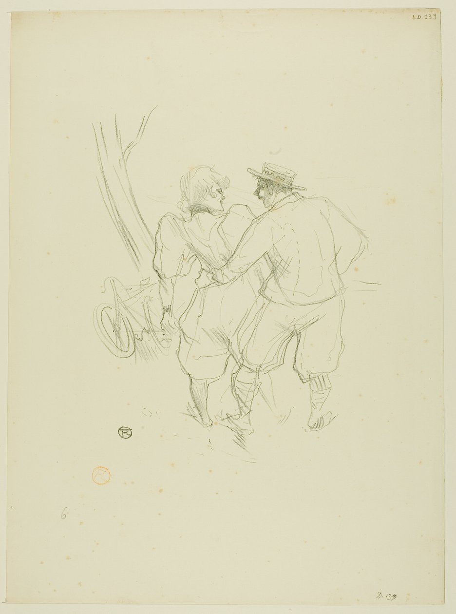 Floréal, fra Melodier av Désiré Dihau av Henri de Toulouse Lautrec