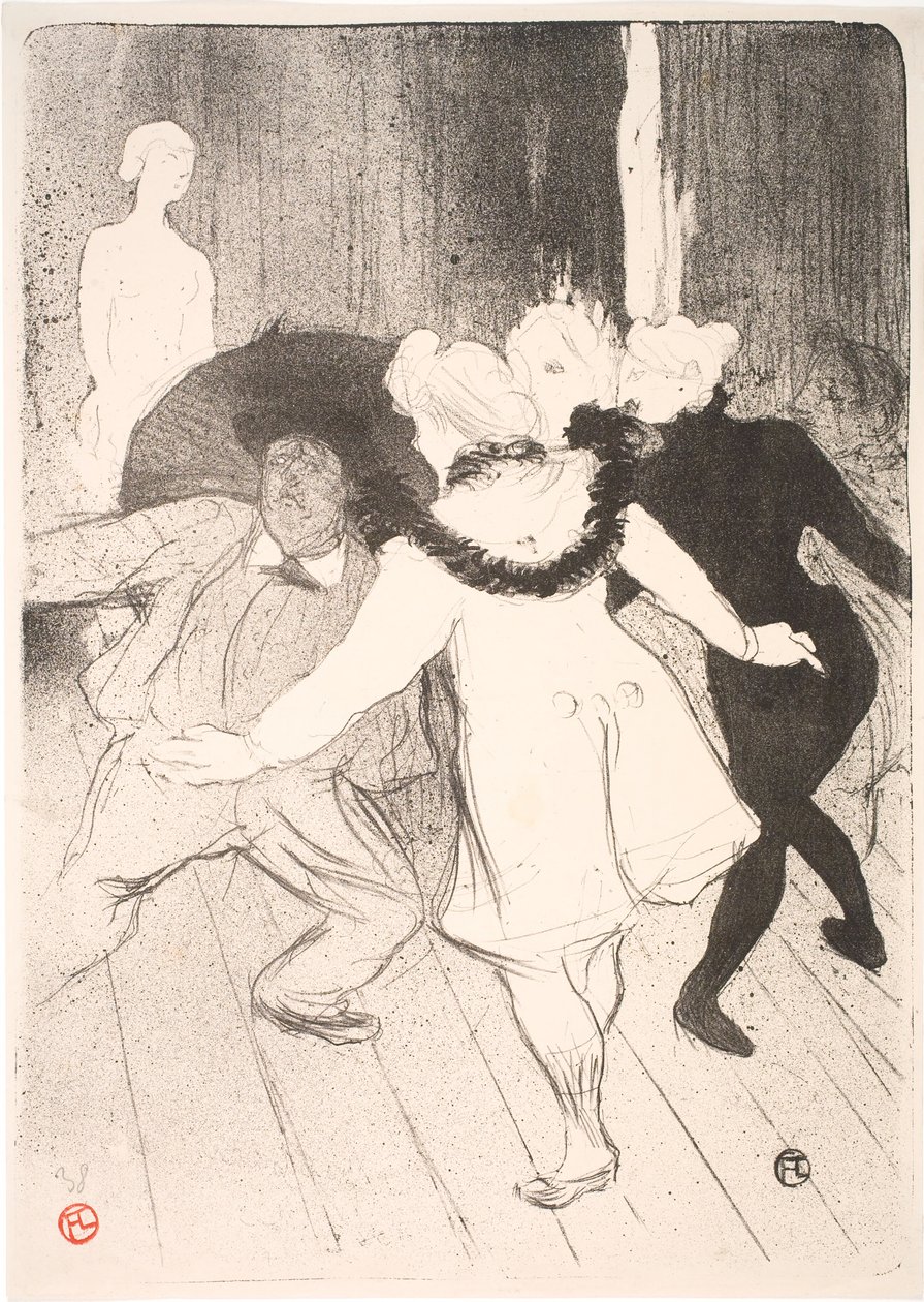 Gjeterinne Follies. Monsieur Prudhommes beskjedenhet av Henri de Toulouse Lautrec