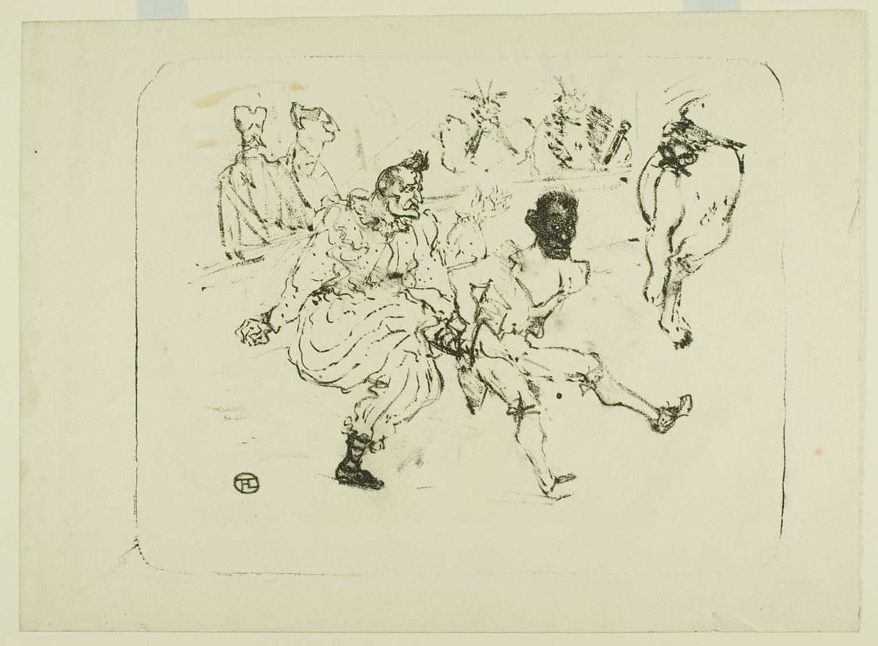 Footit og Chocolat av Henri de Toulouse Lautrec
