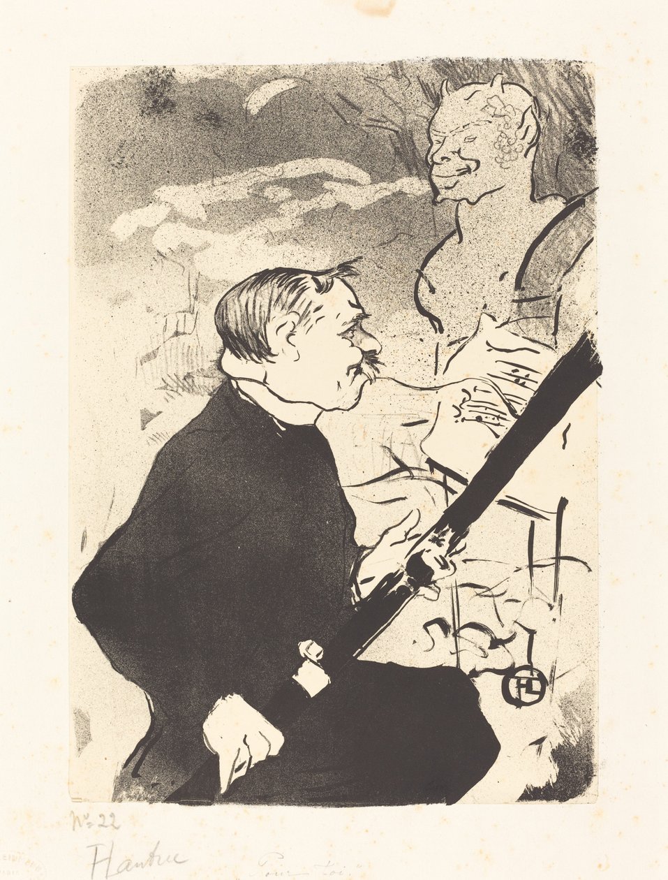 For deg Pour toi!..., 1893. av Henri de Toulouse Lautrec