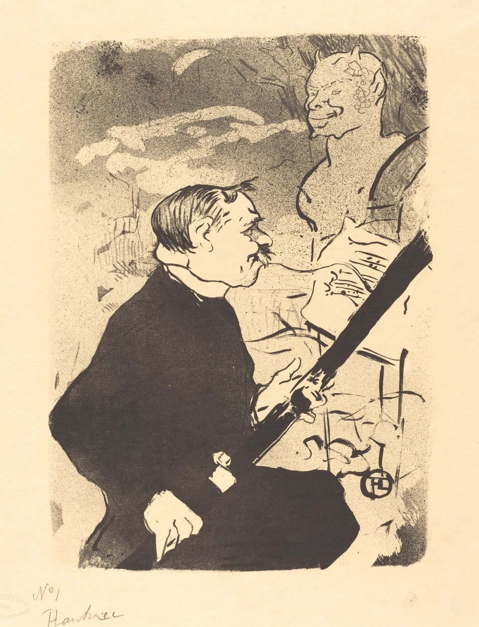 For deg Pour toi!..., 1893. av Henri de Toulouse Lautrec