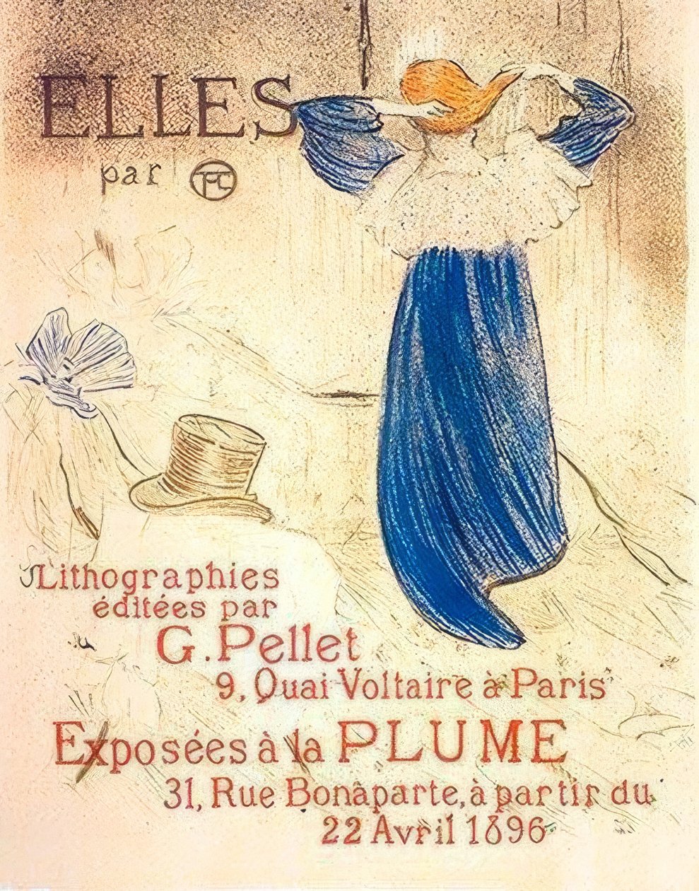 Frontispice for Elles av Henri de Toulouse Lautrec