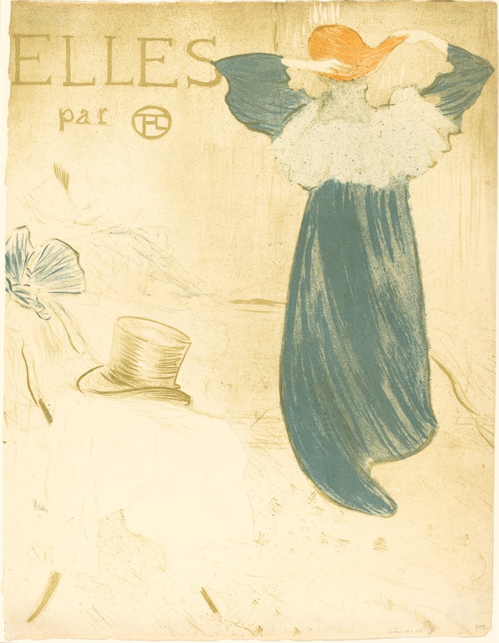 Frontispice for "Elles" av Henri de Toulouse-Lautrec