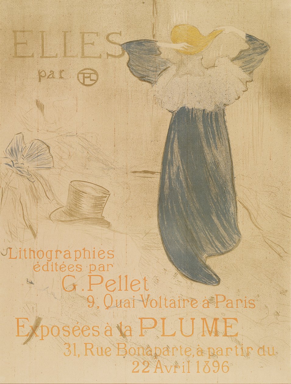 Frontispice for Elles, 1896 av Henri de Toulouse Lautrec