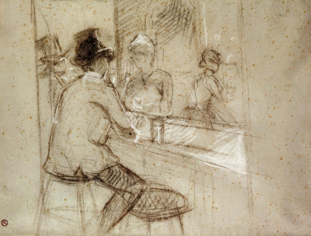 Gin Cocktail av Henri de Toulouse Lautrec