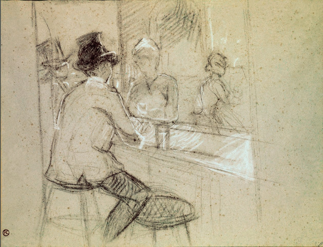 Gin cocktailer av Henri de Toulouse Lautrec