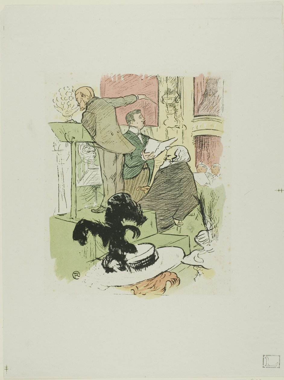 Flotte operakonserter: Ambroise Thomas deltar på en repetisjon av Françoise de Rimini av Henri de Toulouse Lautrec