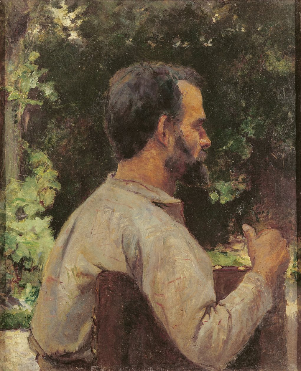 Head of a Man, Monsieur Etienne Devismes, 1882 av Henri de Toulouse Lautrec