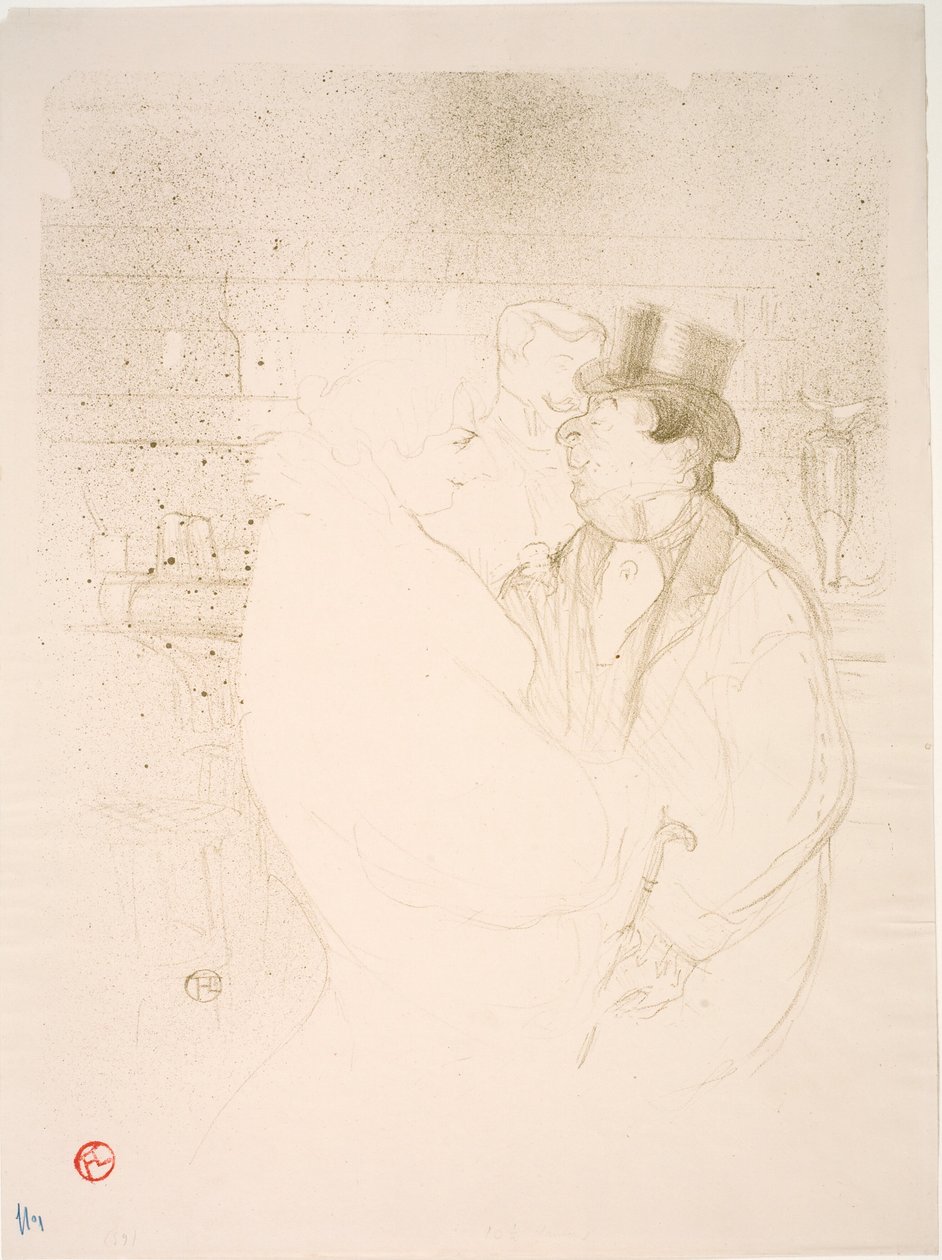 Ida Heath au Bar av Henri de Toulouse Lautrec