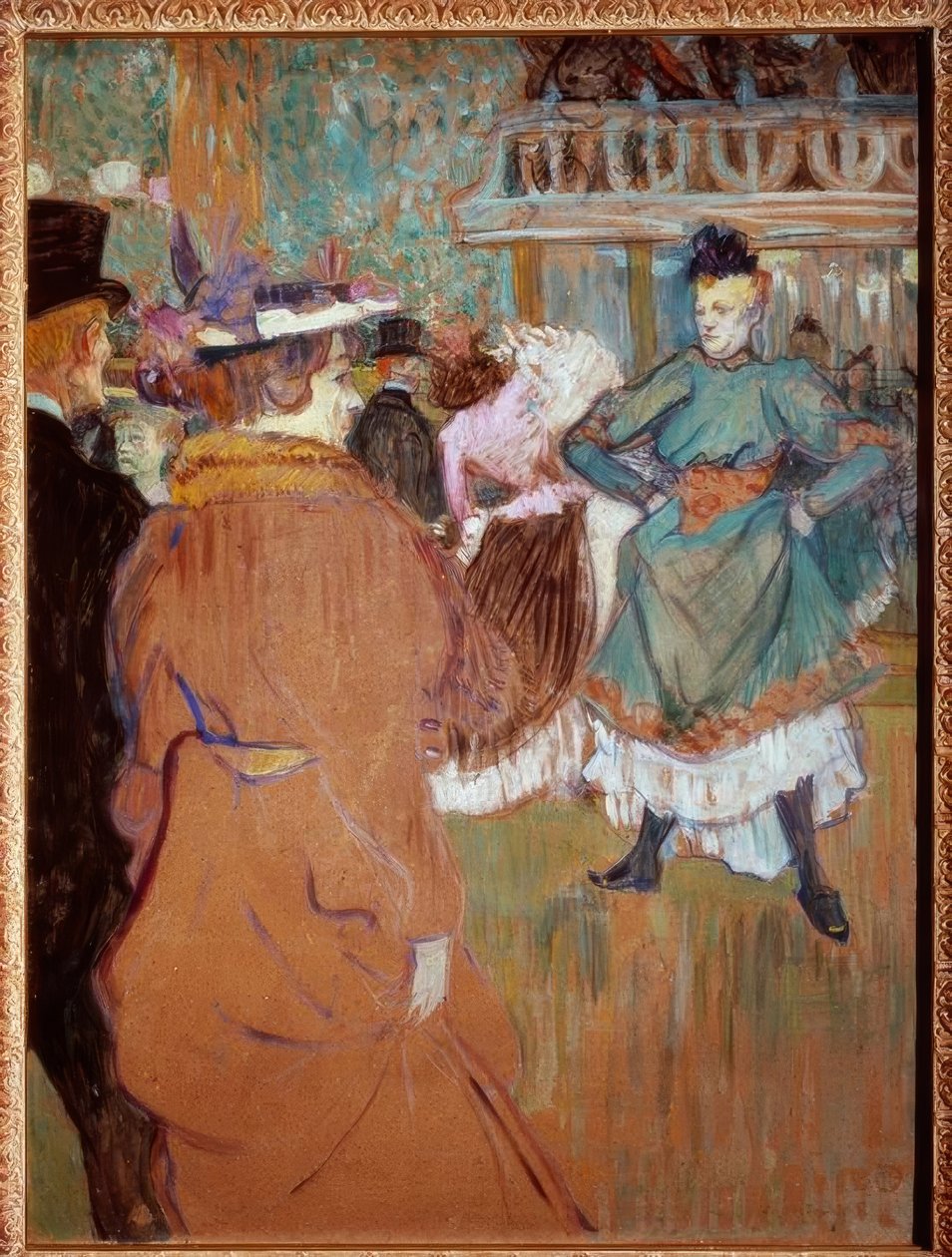 Ved Moulin Rouge: begynnelsen av kvadrille av Henri de Toulouse Lautrec