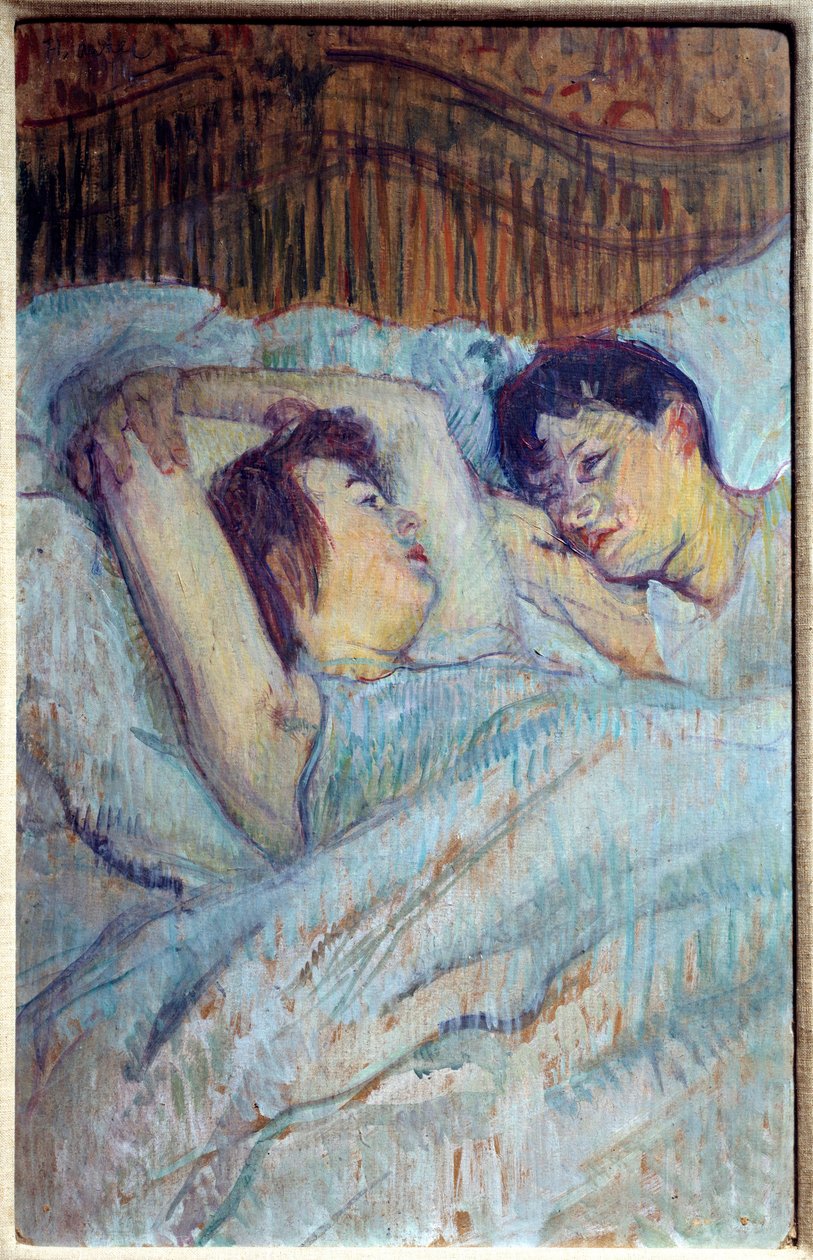 I sengen Maleri av Henri de Toulouse Lautrec (Toulouse-Lautrec av Henri de Toulouse Lautrec