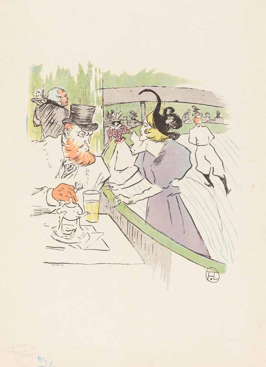 I Skating Professional Beauty, 1895. av Henri de Toulouse Lautrec