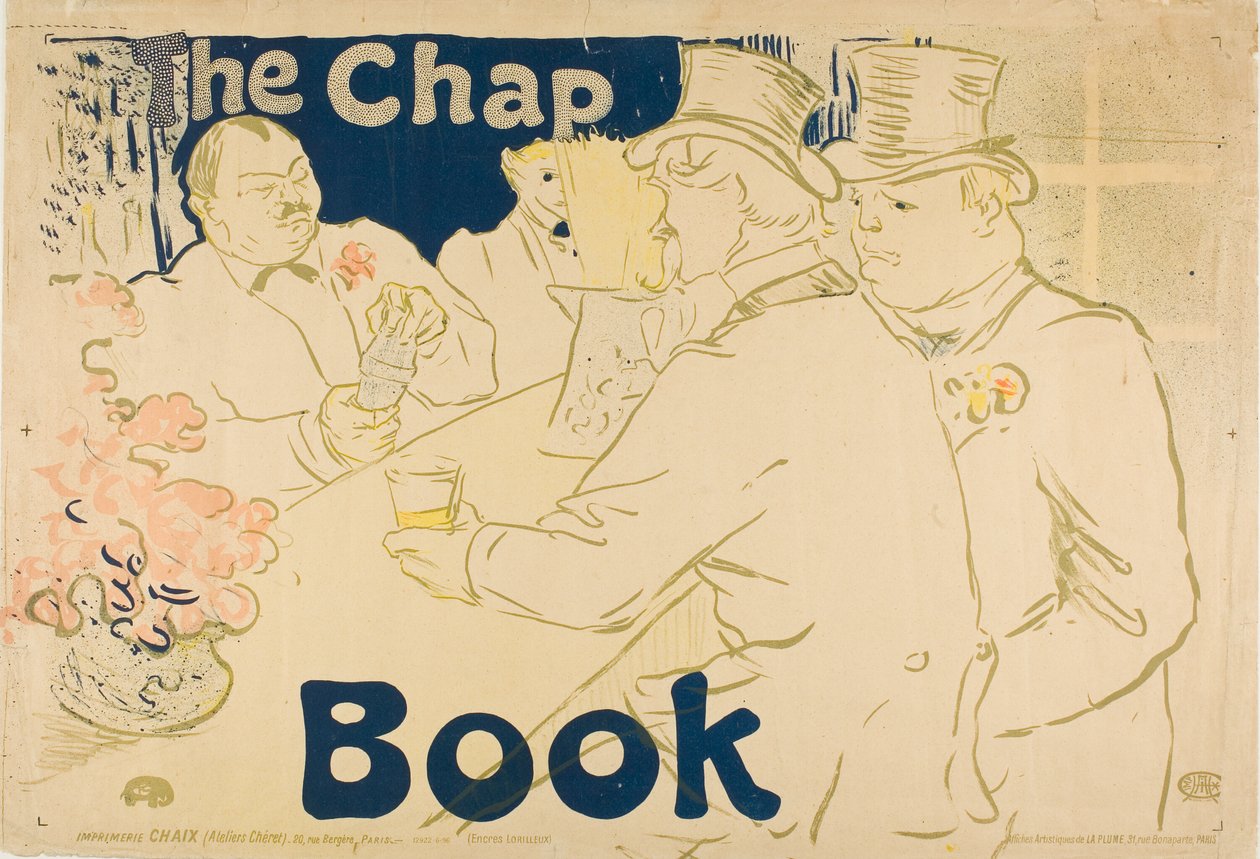 Irish and American Bar, Rue Royale—The Chap Book av Henri de Toulouse Lautrec