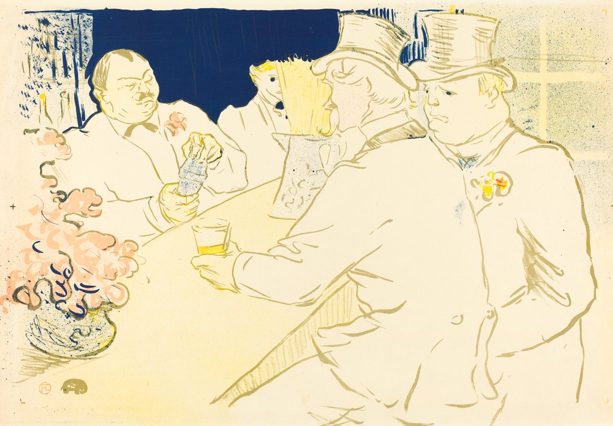 Irsk og amerikansk bar, rue Royale av Henri de Toulouse Lautrec