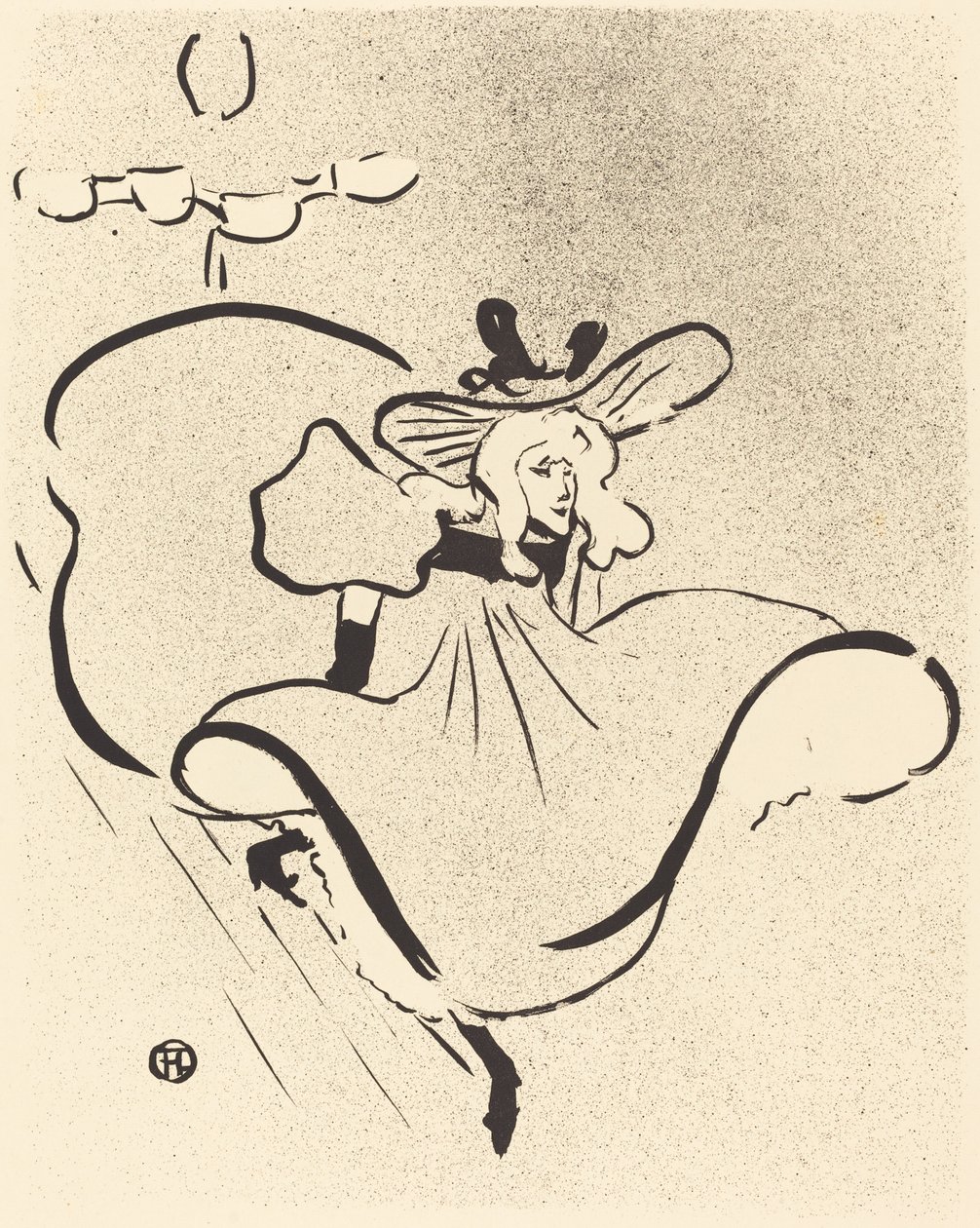Jane Avril av Henri de Toulouse Lautrec