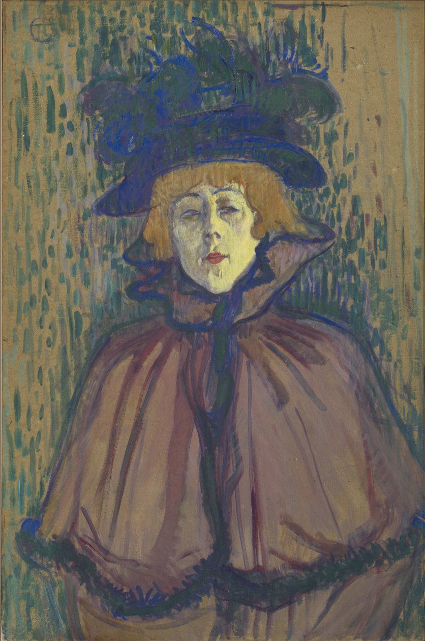 Jane Avril, 1891-92 av Henri de Toulouse Lautrec