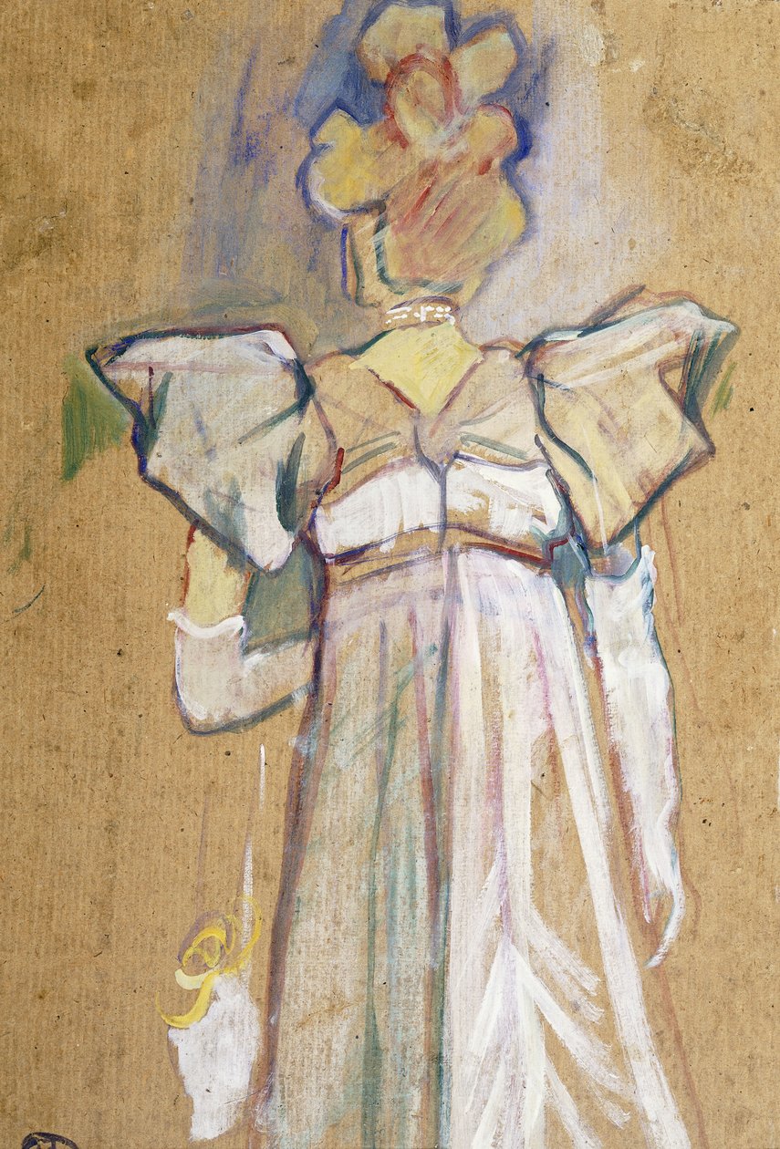 Jane Avril, 1893 av Henri de Toulouse Lautrec
