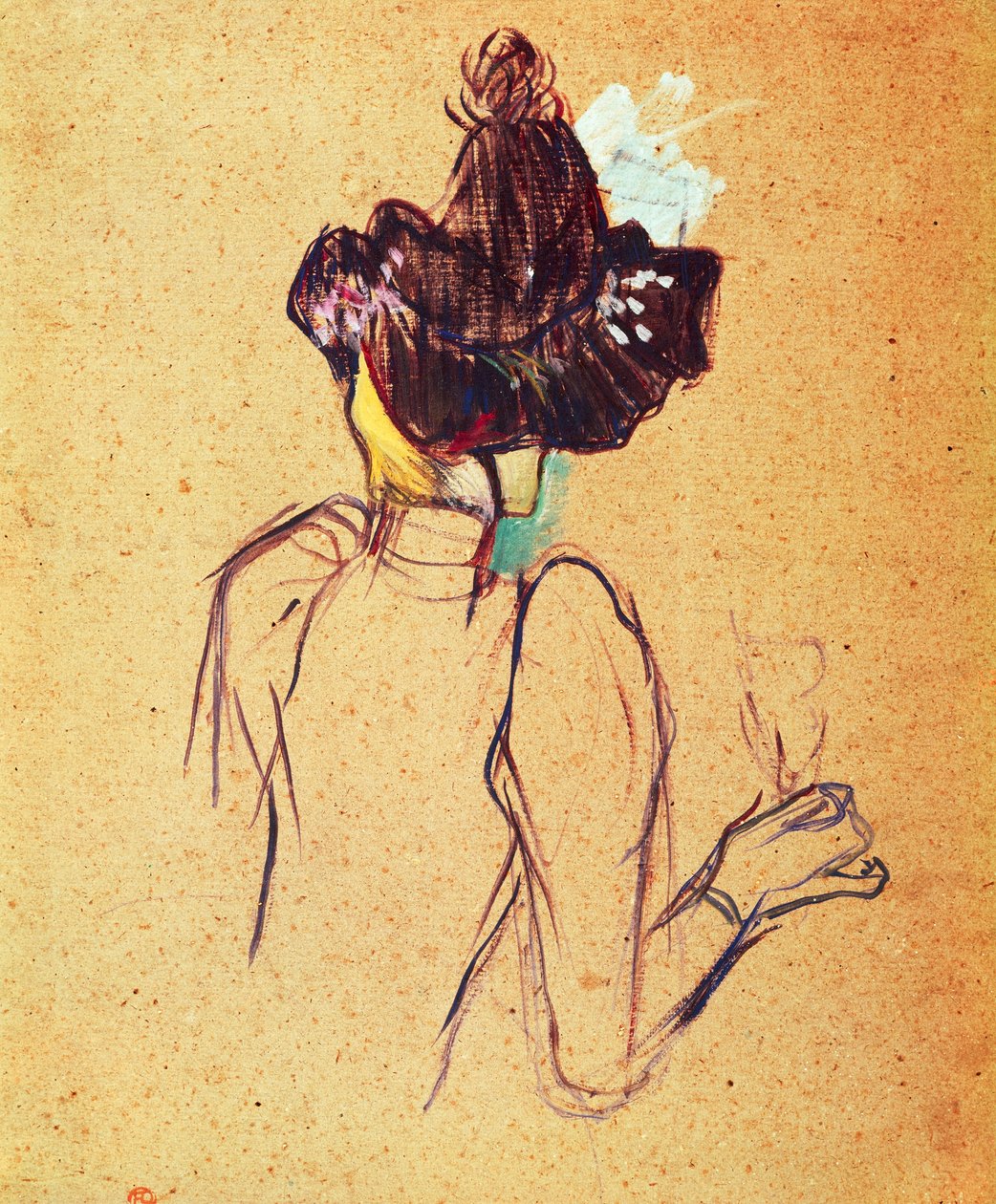 Jane Avril av Henri de Toulouse Lautrec (1864-1901) av Henri de Toulouse Lautrec