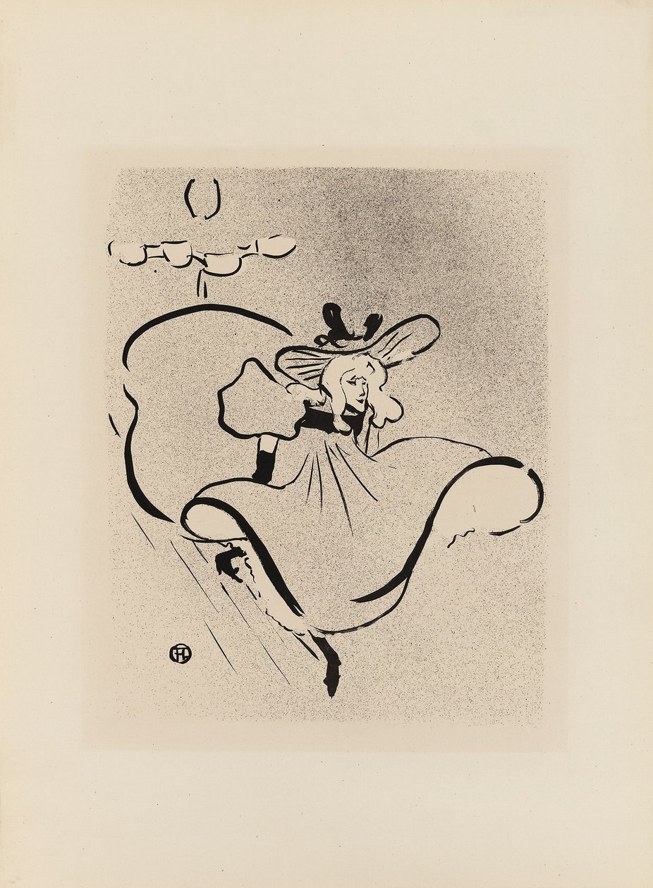 Jane Avril, fra Le Café-Concert av Henri de Toulouse Lautrec