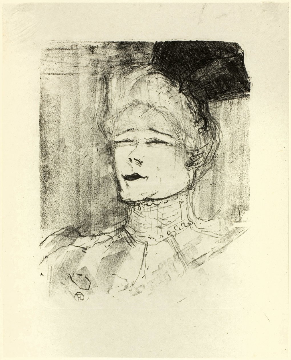 Jeanne Granier, fra Treize Lithographies av Henri de Toulouse Lautrec