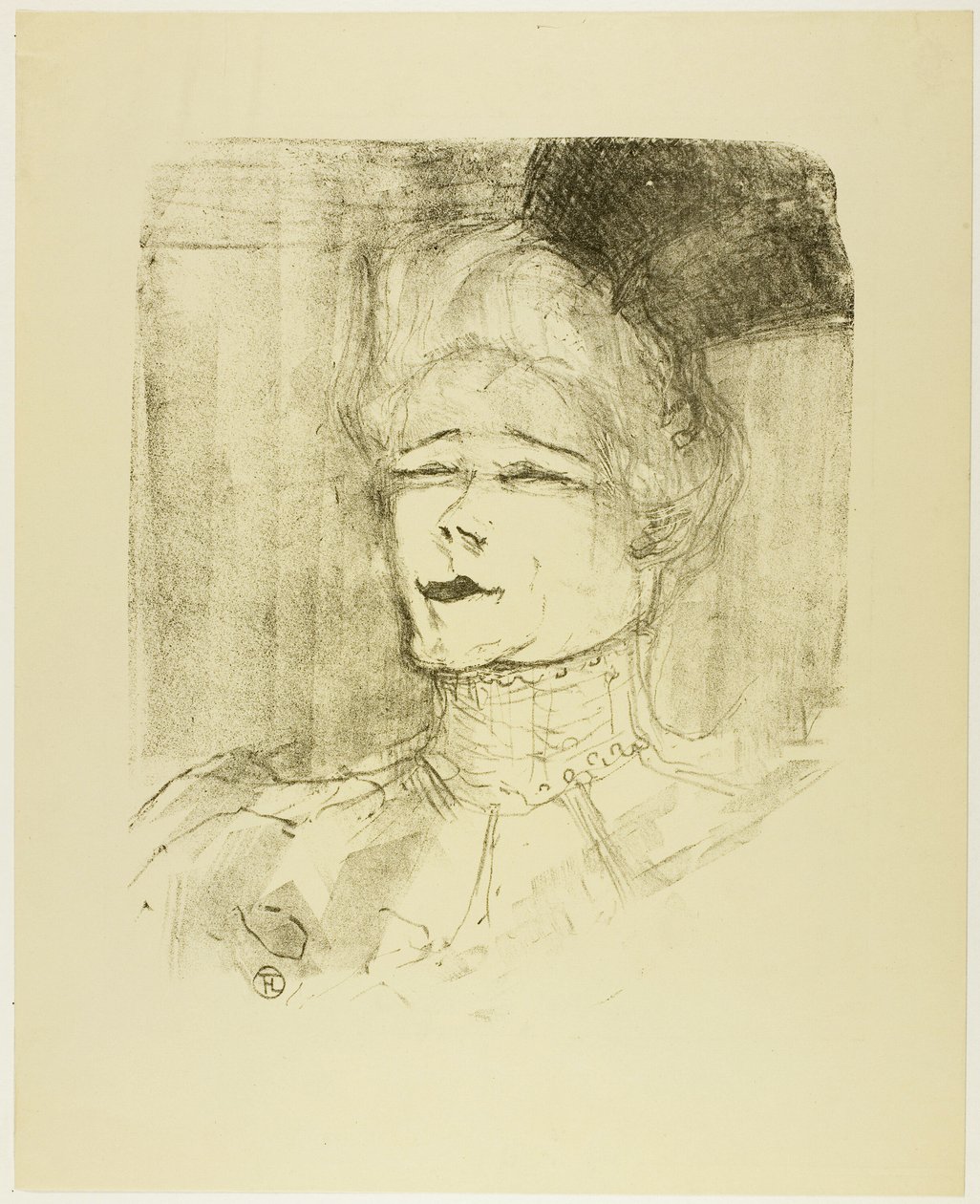 Jeanne Granier, fra Treize Lithographies av Henri de Toulouse Lautrec