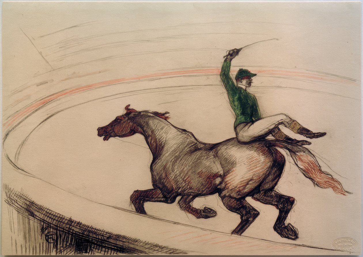 Jockey av Henri de Toulouse Lautrec