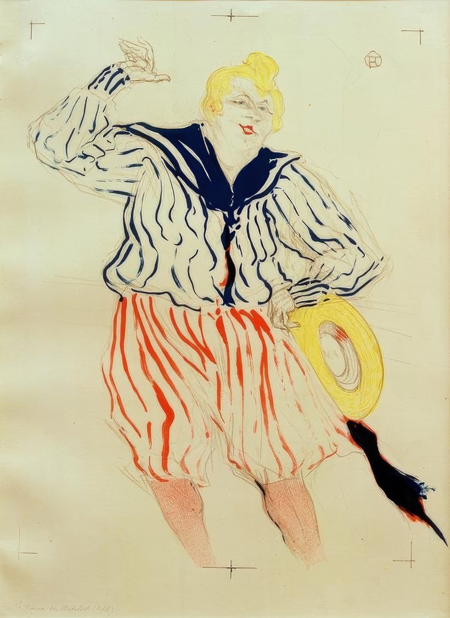 La Chanson du Matelot, Au Star, Le Havre av Henri de Toulouse Lautrec