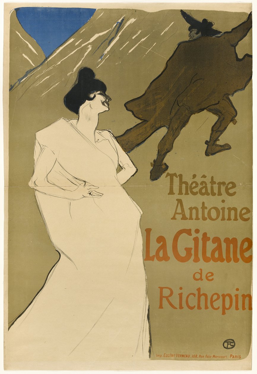 sigøyner av Henri de Toulouse Lautrec