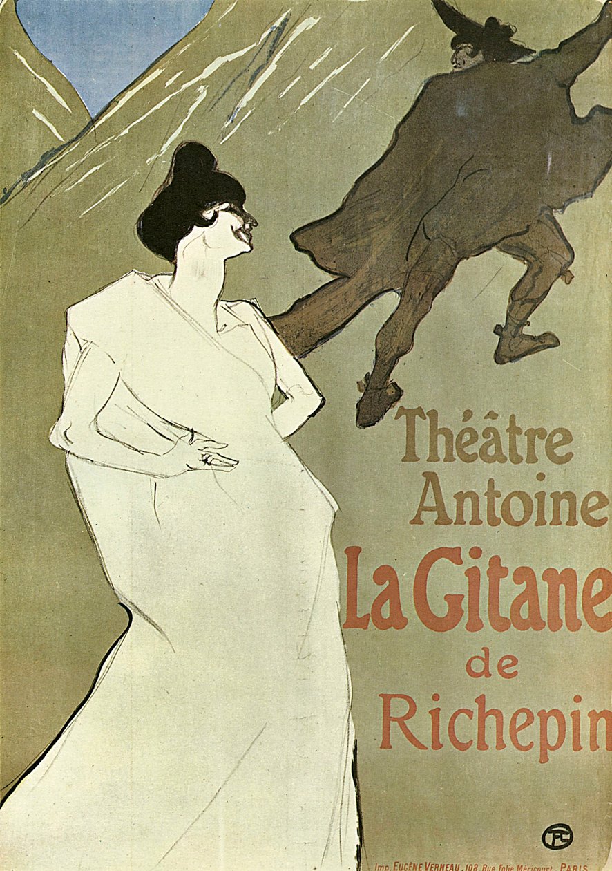 Sigøyneren, 1899-1900. av Henri de Toulouse Lautrec